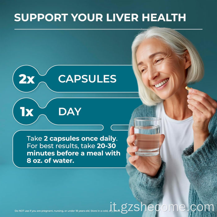 Shecome Liver Health Capsules Liver Cleanse Detox Support